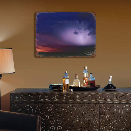 Design Rusty Metal Sign(Horizontal) 11.8"×15.7"