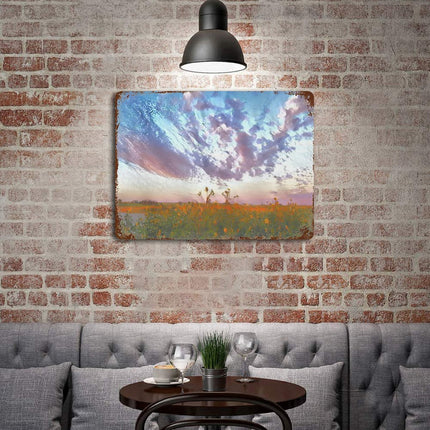 Design Rusty Metal Sign(Horizontal) 11.8"×15.7"