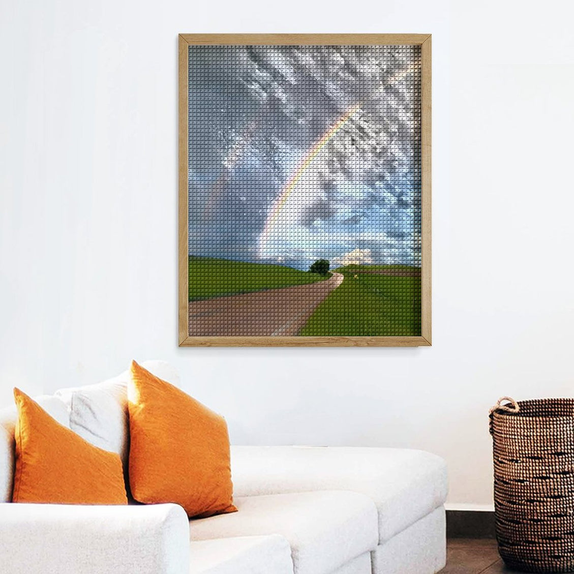 Design Diamond Painting 16"×20"(Vertical) Rainbow