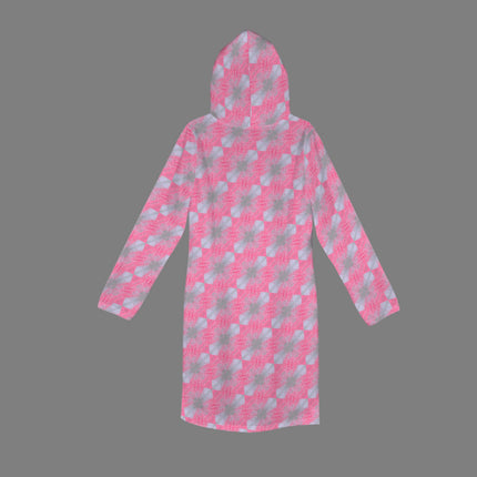 Hoodie Dress Pink and Gray Butterfly Balm