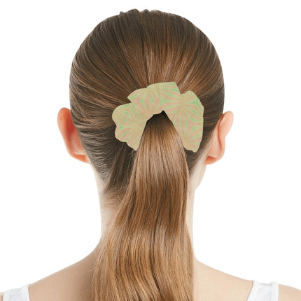 Scrunchie Tangerine and Green