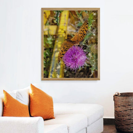 Design Diamond Painting 16"×20"(Vertical) Butterfly