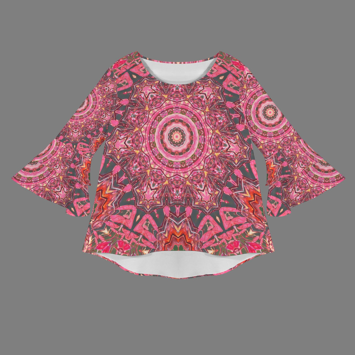 Layered Flare Sleeve Blouse Carnival