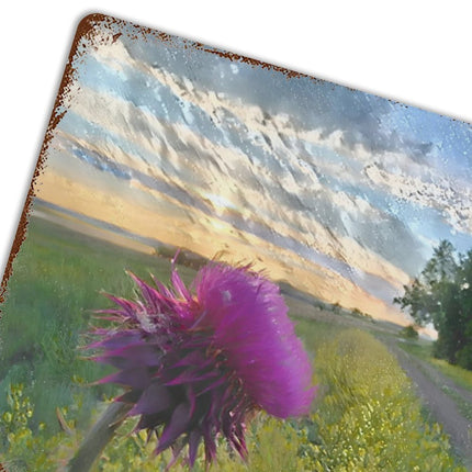 Design Rusty Metal Sign(Horizontal) 11.8"×15.7"