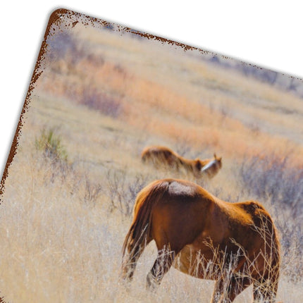 Design Rusty Metal Sign(Horizontal) 11.8"×15.7"