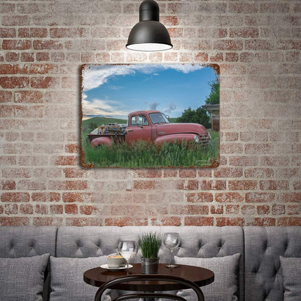 Design Rusty Metal Sign(Horizontal) 11.8"×15.7"
