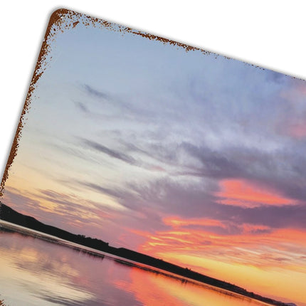 Design Rusty Metal Sign(Horizontal) 11.8"×15.7"