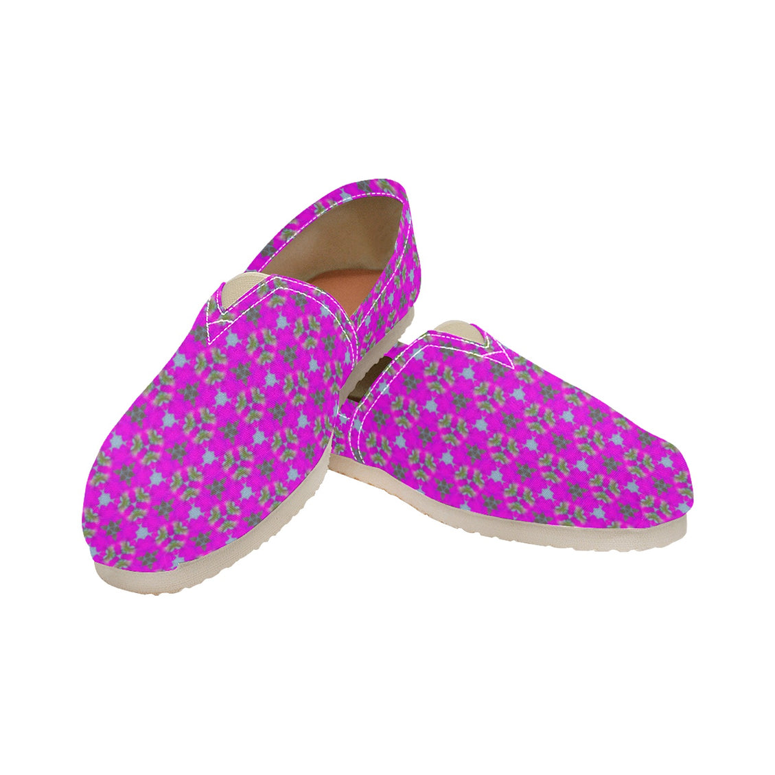 Espadrilles Canvas Fuchsia Floral