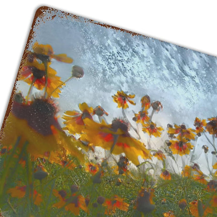 Design Rusty Metal Sign(Horizontal) 11.8"×15.7"