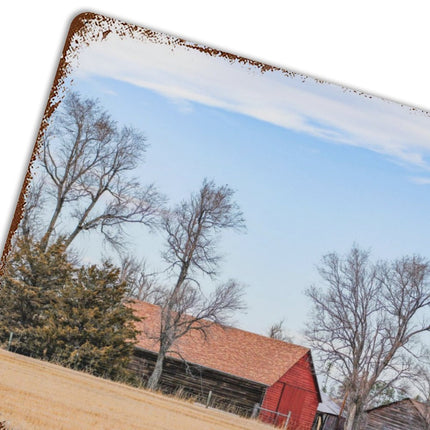 Design Rusty Metal Sign(Horizontal) 11.8"×15.7"