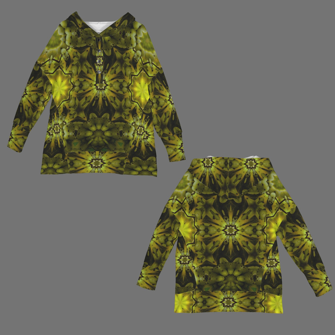 Hooded Pullover Forest Spearfish Canyon Green