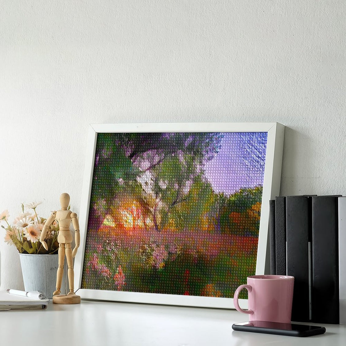 Design Diamond Painting 20"×16"(Horizontal) Summer on the Grand River III