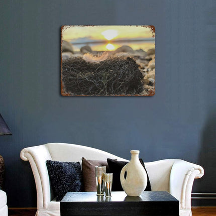 Design Rusty Metal Sign(Horizontal) 11.8"×15.7"