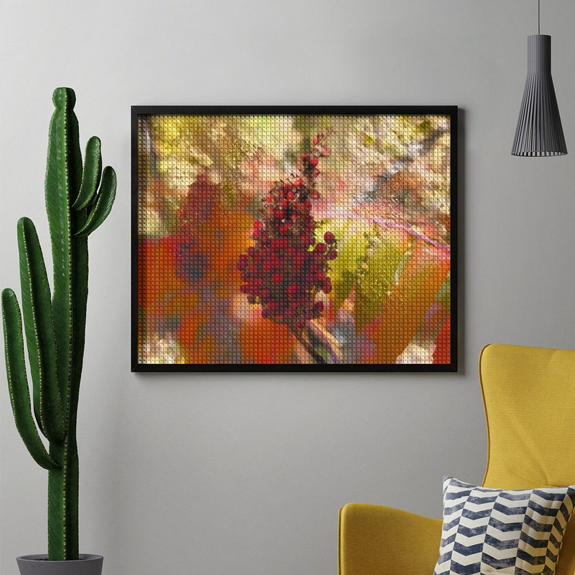 Design Diamond Painting 20"×16"(Horizontal) Sumac in Spearfish Canyon