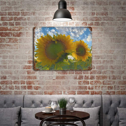 Design Rusty Metal Sign(Horizontal) 11.8"×15.7"