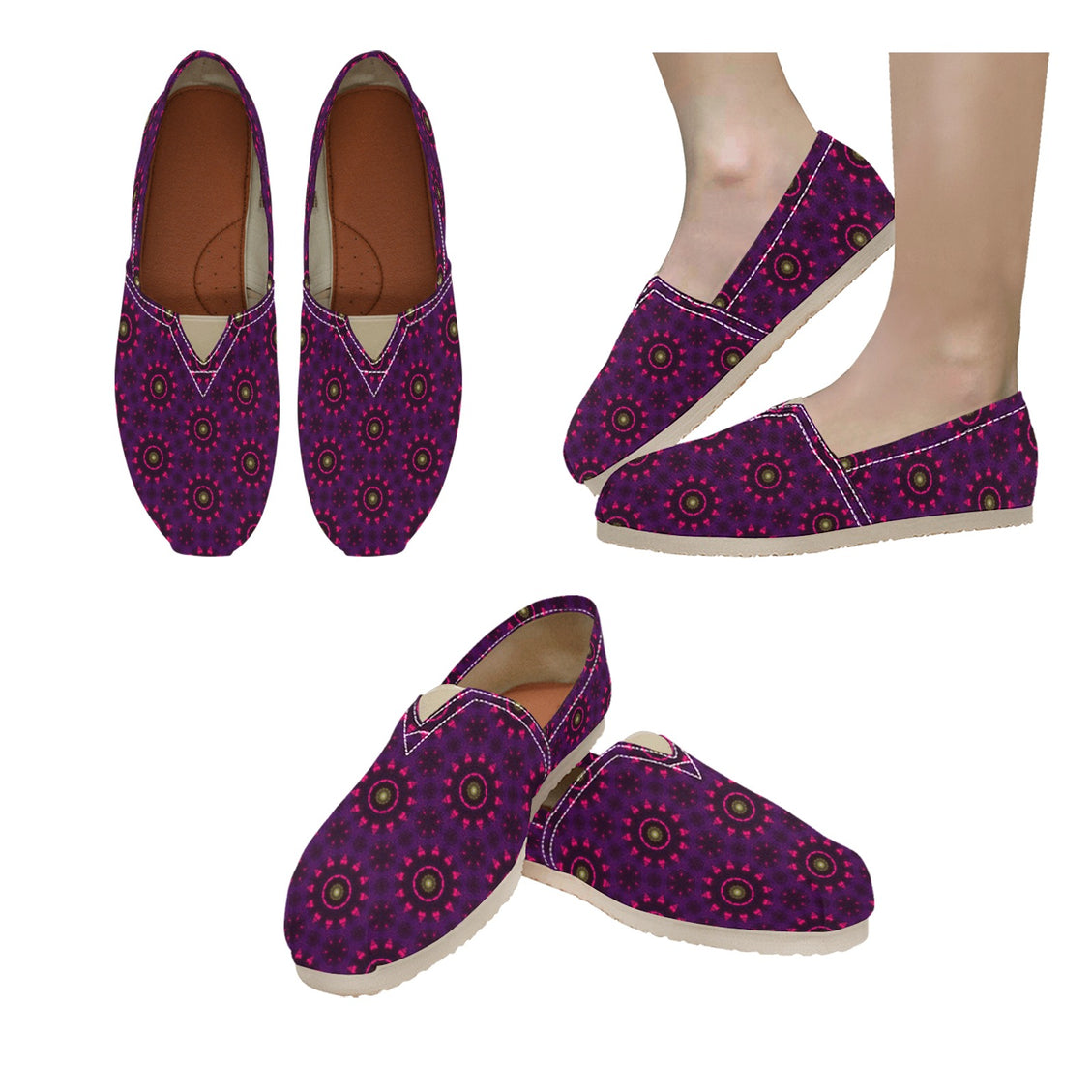 Espadrilles Canvas Petunias