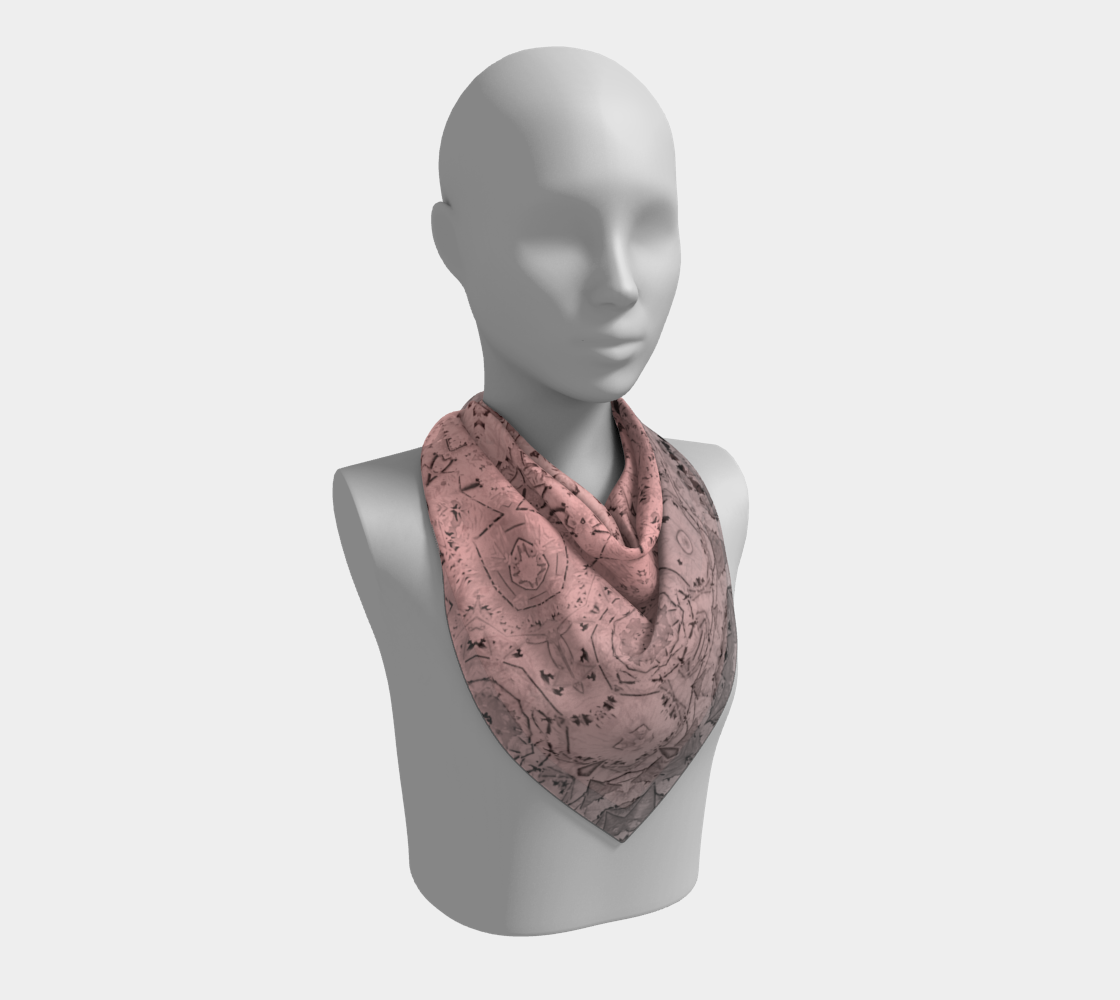 Frosty Reeds Pink Abstract