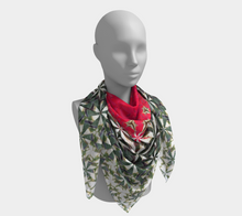 Load image into Gallery viewer, Hollyhocks Scarf

