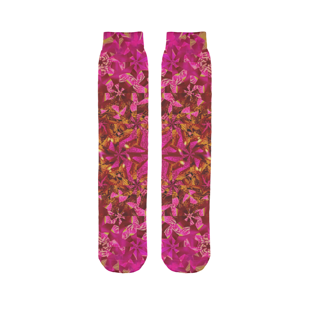 Orchids Sublimation Tube Sock