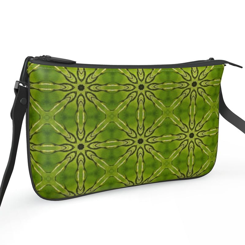 Dandelion Gold Shimmer Pochette Double Zip Bag