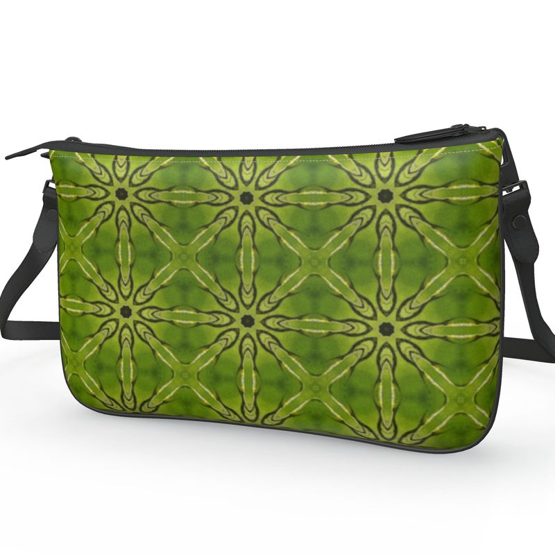 Dandelion Gold Shimmer Pochette Double Zip Bag