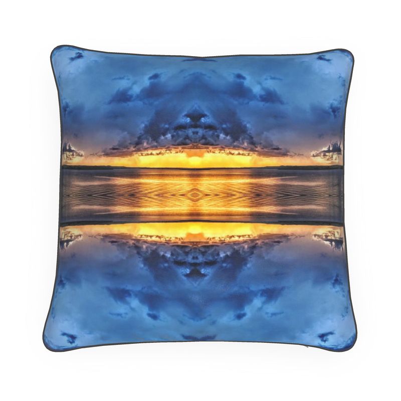 Blue Sunset Pillow