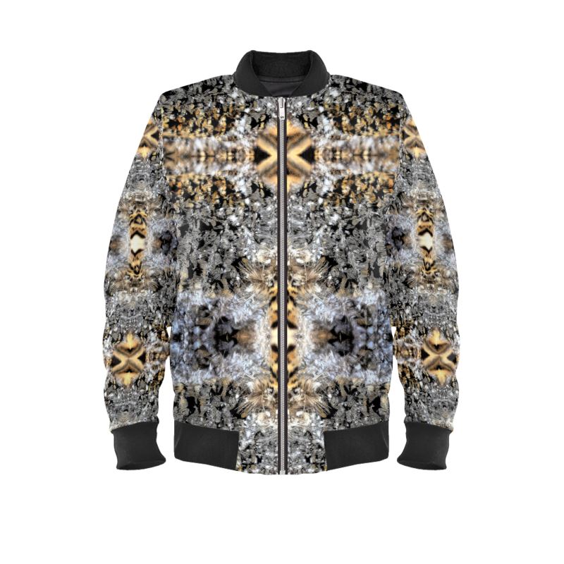 Shimmering Feathers Mens Bomber Jacket