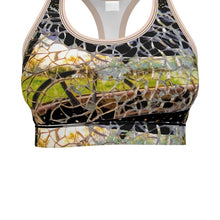 Load image into Gallery viewer, Cracked. Broken. Beautiful. Sports Bra
