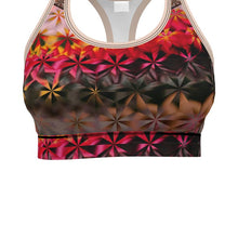 Load image into Gallery viewer, Wildflowers at Sunset Sports Bra
