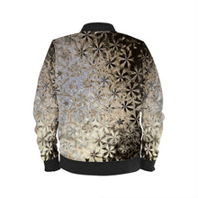 Load image into Gallery viewer, Mens Bomber Jacket Shimmering Feathers
