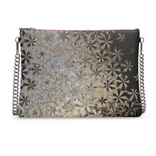 Load image into Gallery viewer, Crossbody Bag With Chain Shimmering Feathers
