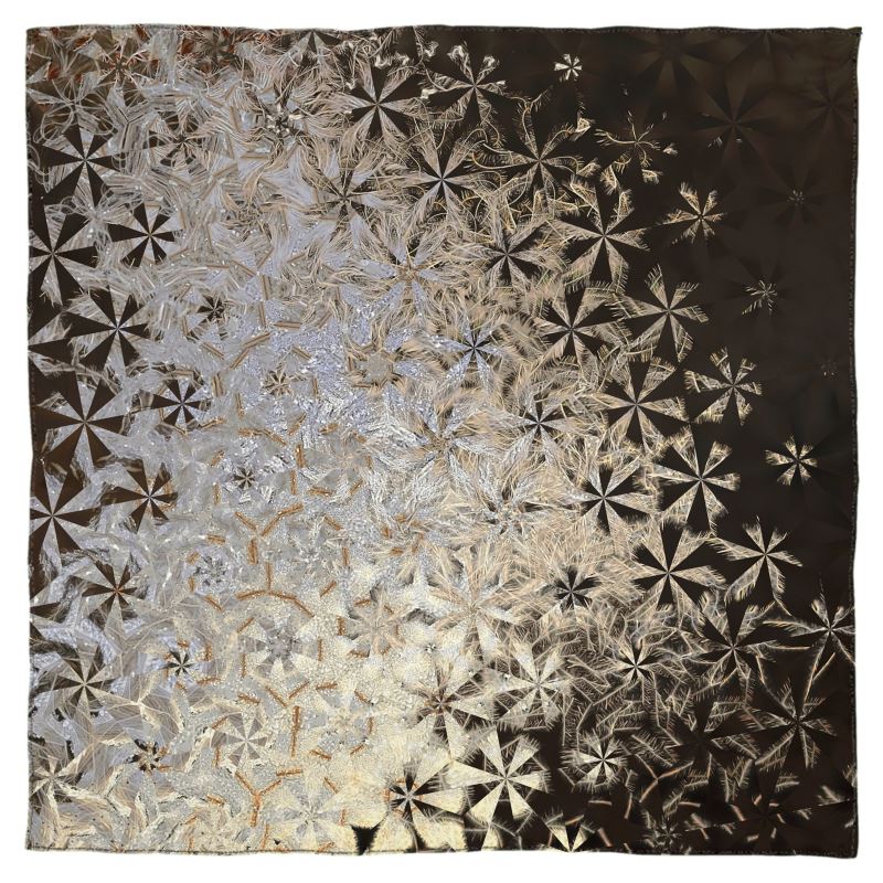 Scarf Wrap or Shawl Shimmering Feathers