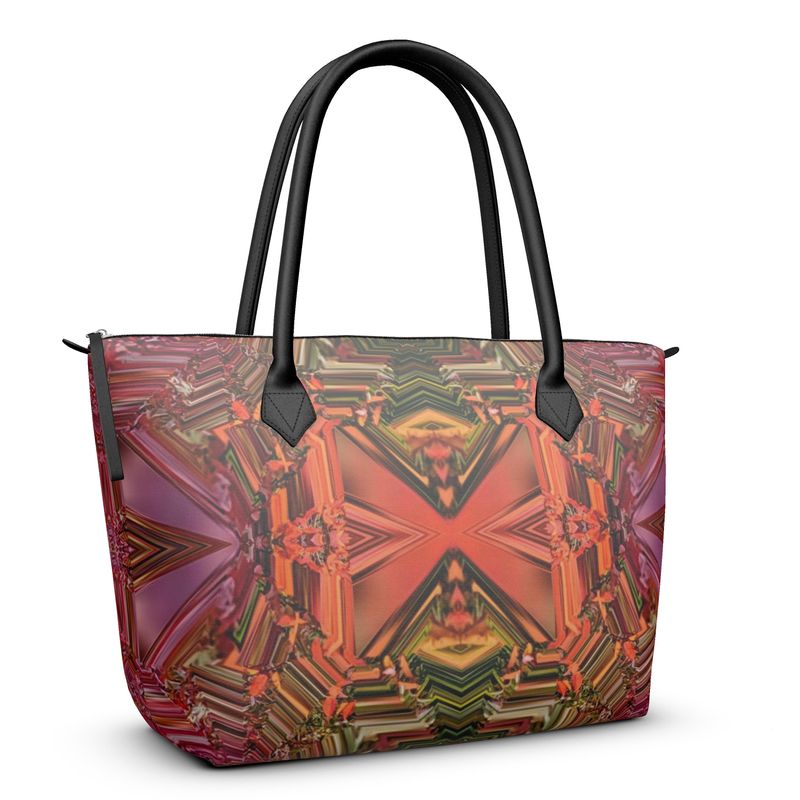 Zip Top Handbag Autumn in Wyoming