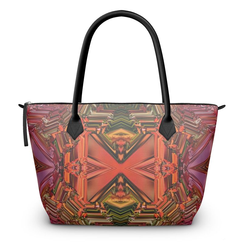 Zip Top Handbag Autumn in Wyoming
