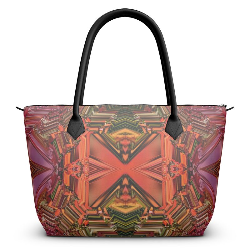 Zip Top Handbag Autumn in Wyoming