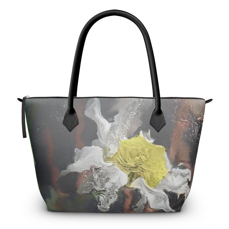 Zip Top Handbag Daisy