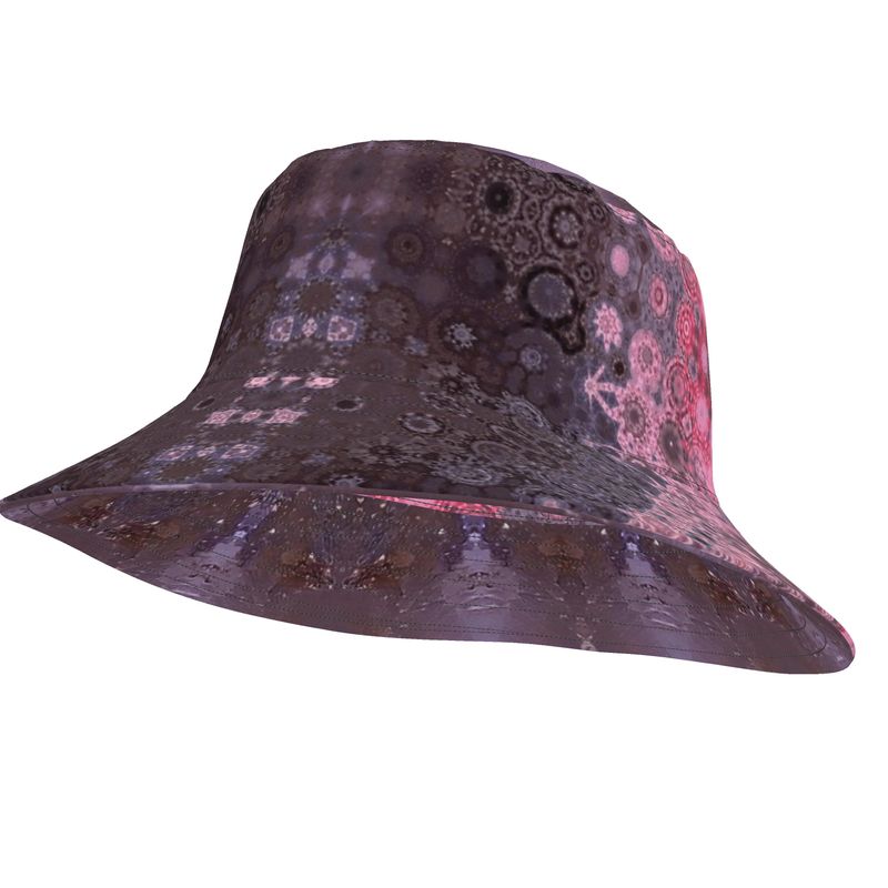 Bucket Hat Smokey Sunset Geometric