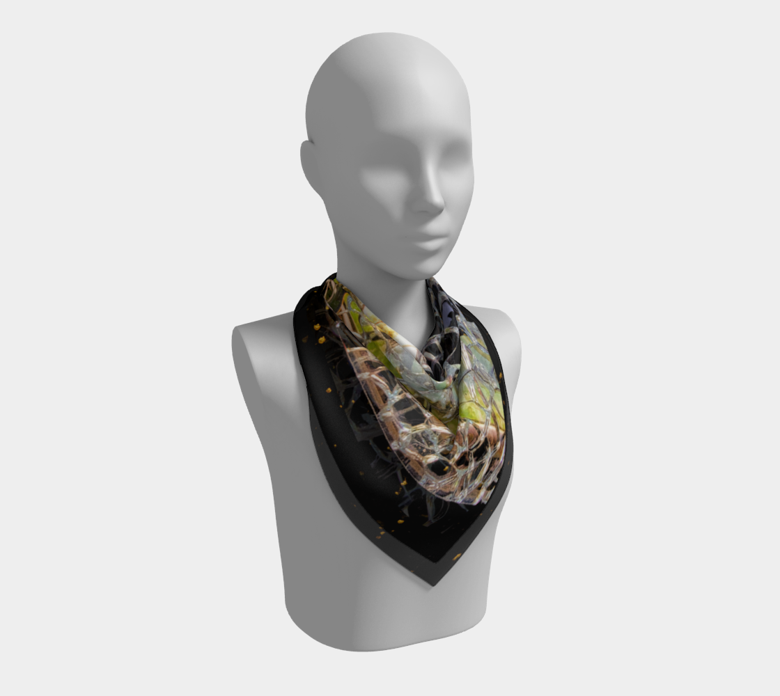 Cracked. Broken. Beautiful.  Gold Sparkle.