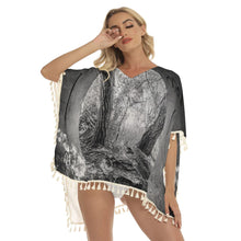Load image into Gallery viewer, Other Worlds Fringed Shawl
