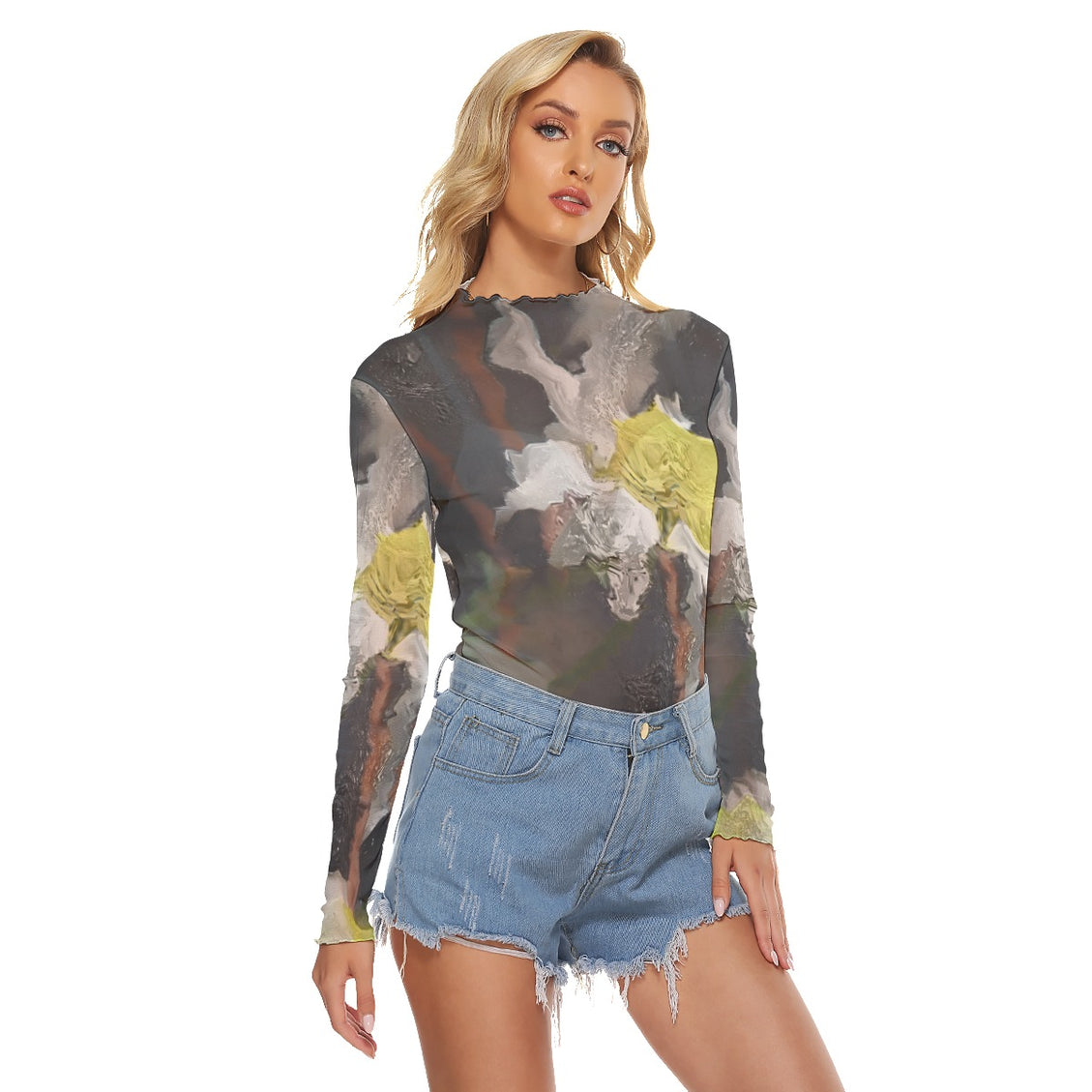Mesh T-shirt Daisy