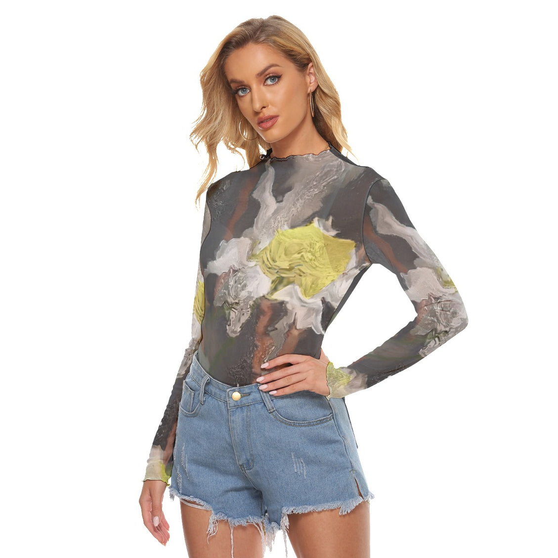 Mesh T-shirt Daisy
