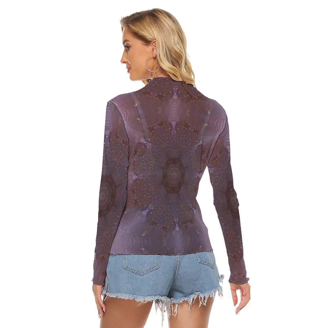 Mesh T-shirt Smokey Sunset