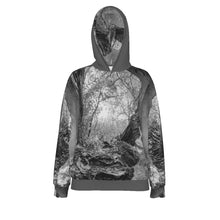 Charger l&#39;image dans la galerie, All-Over Print Women&#39;s Slim Pullover Hoodie

