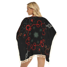 Load image into Gallery viewer, Rusty Old Truck Women&#39;s Square Fringed Shawl
