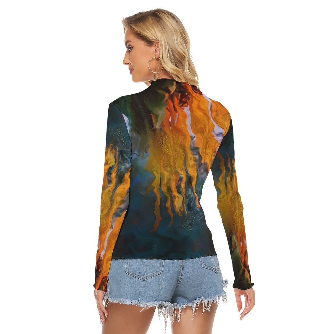 Mesh T-shirt Sunflower in Headlights
