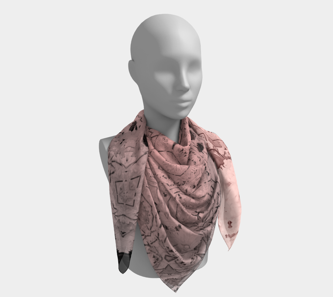 Frosty Reeds Pink Abstract