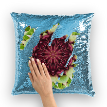 Load image into Gallery viewer, Thistle Sequin Cushion Cover
