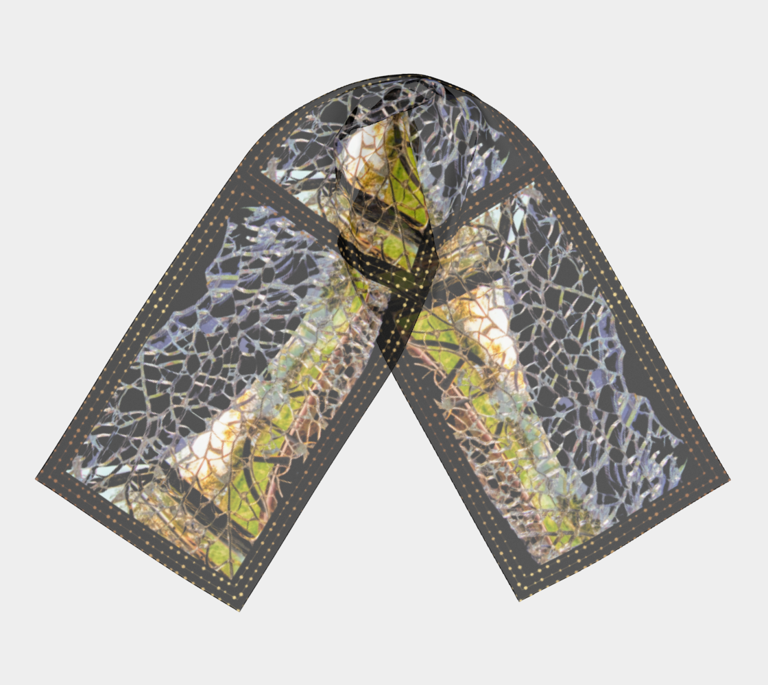 Cracked. Broken. Beautiful.  Gold Sparkle.