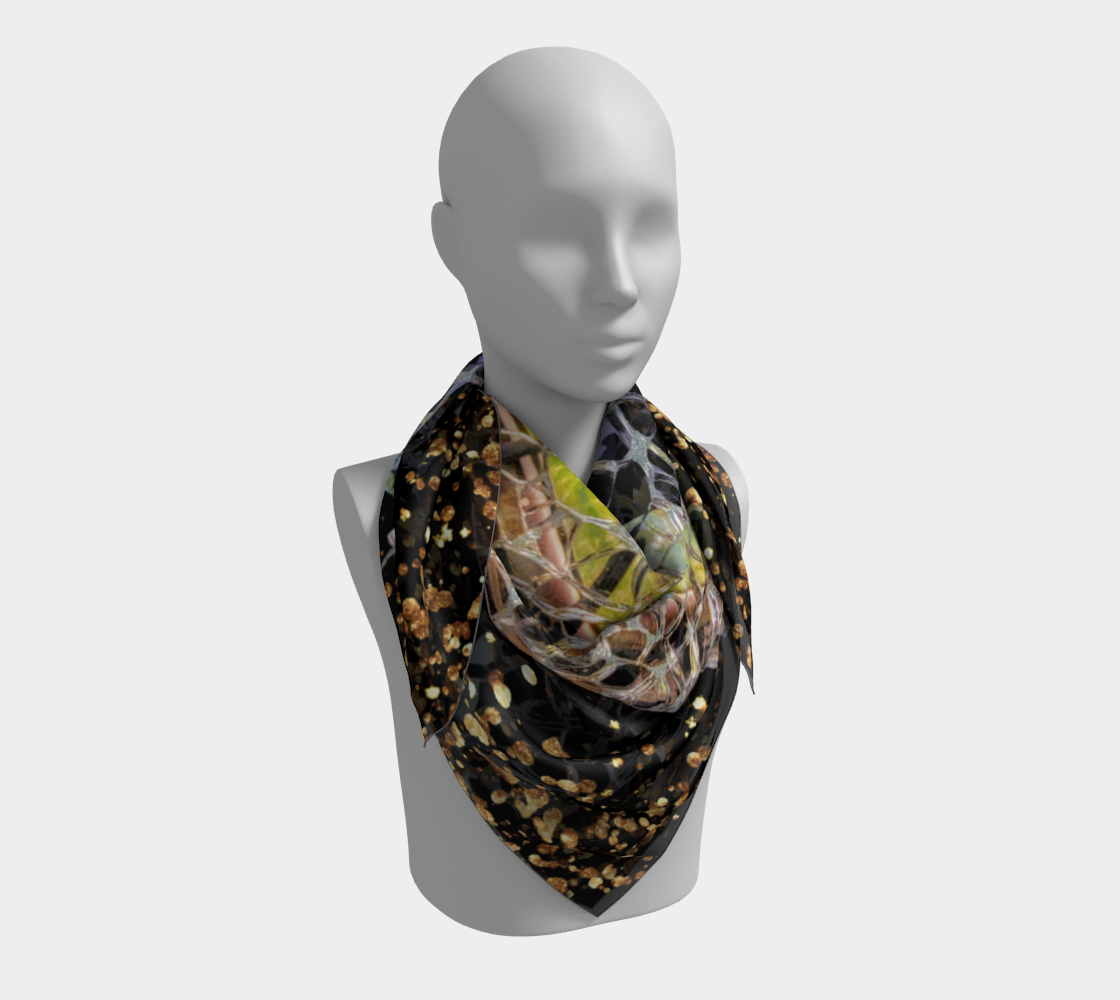 Cracked. Broken. Beautiful.  Black and Gold.