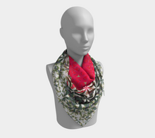 Load image into Gallery viewer, Hollyhocks Scarf
